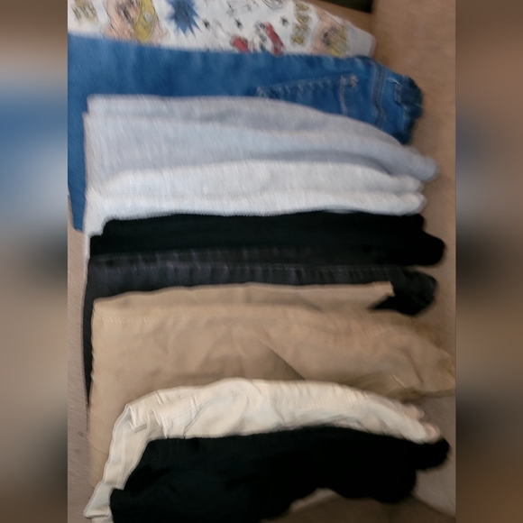 Bundle of boys long pants size 5 set of 9pc - Picture 3 of 4